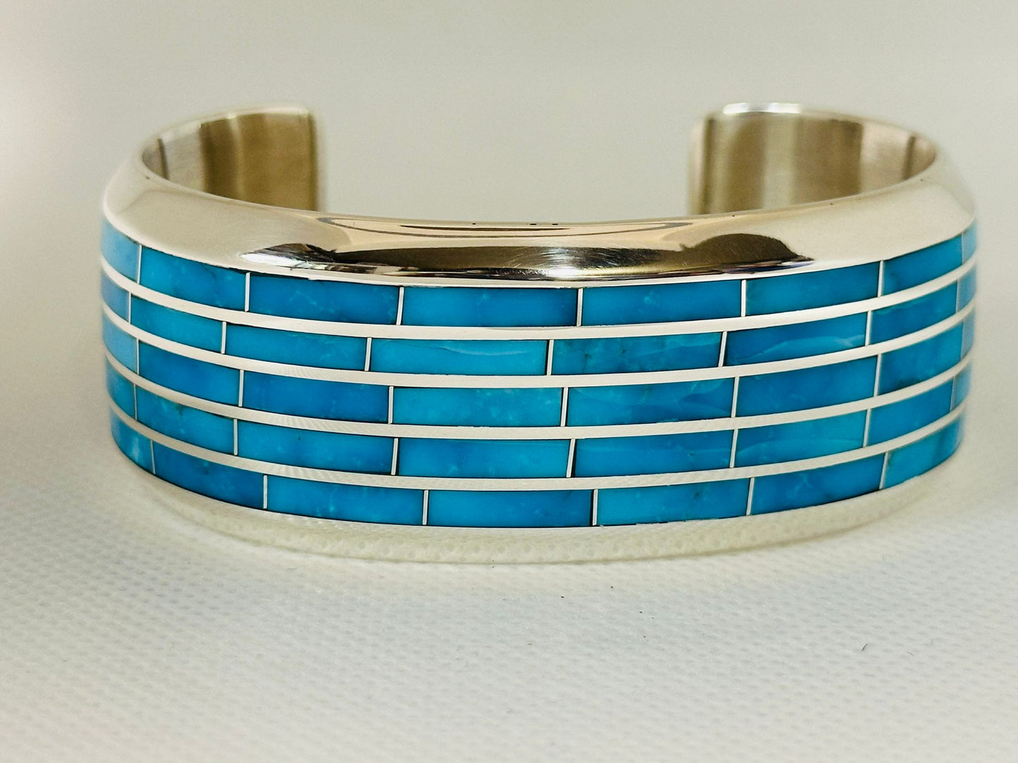 Inlay cuff bracelet