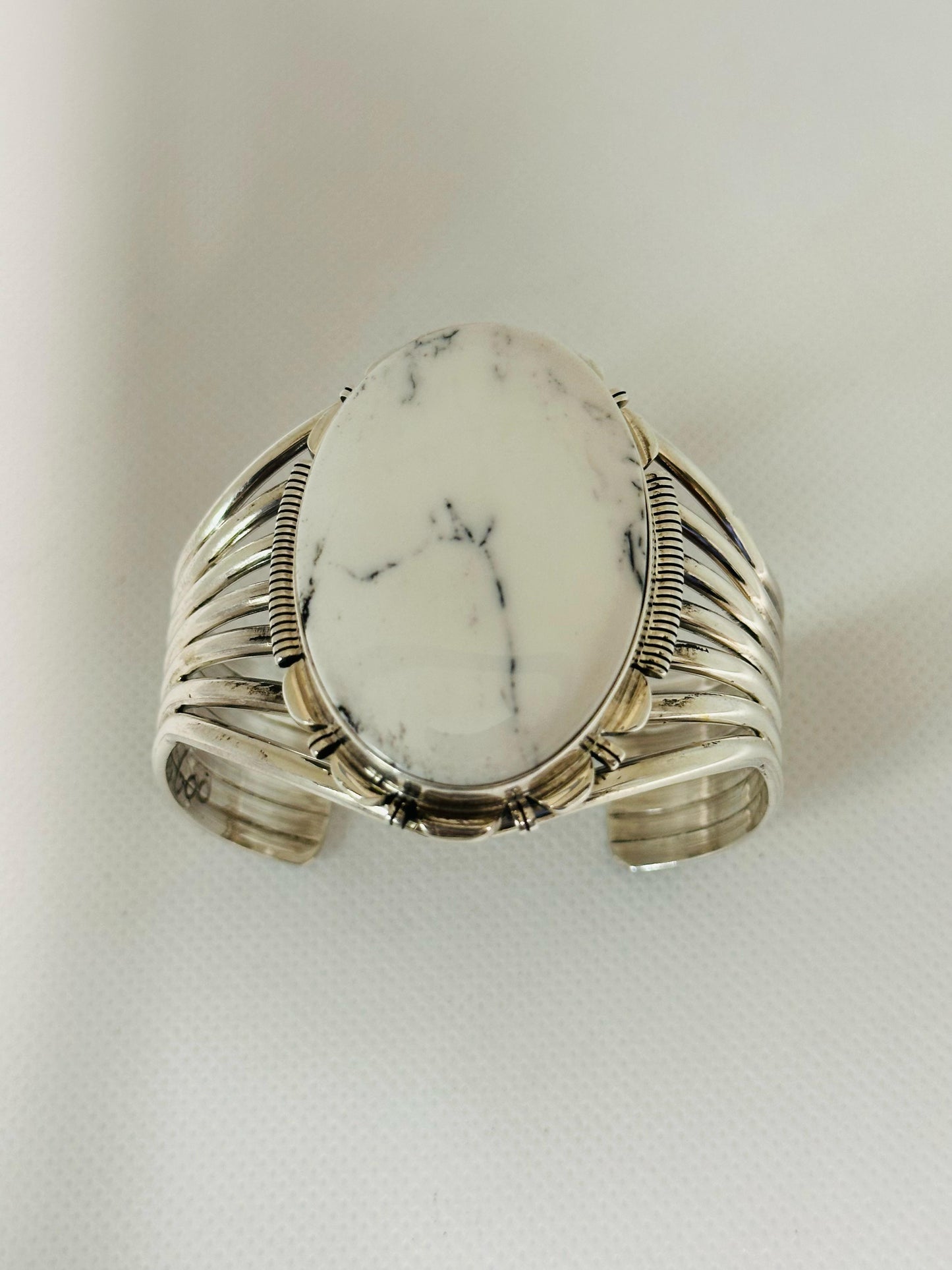 White Buffalo Turquoise Cuff Bracelet