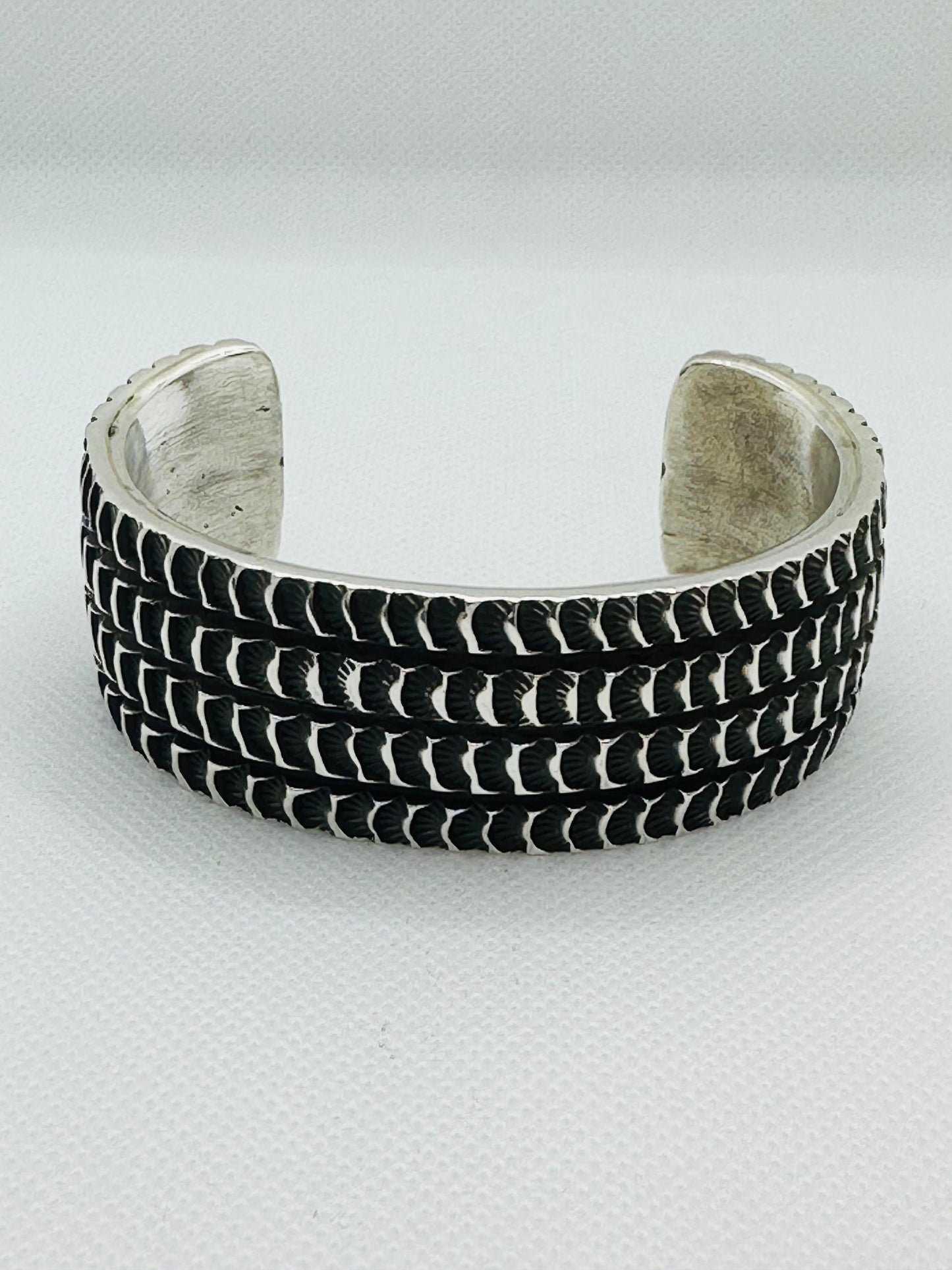 Navajo Sterling Silver Cuff Bracelet
