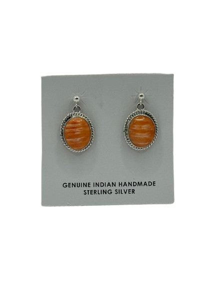 Earring spiny oyster shell