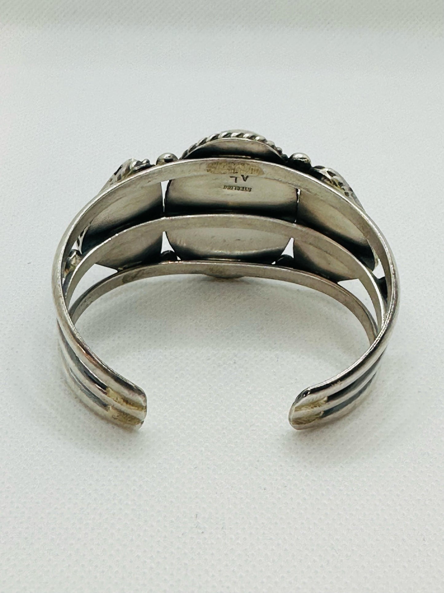 3 White Buffalo Turquoise Cuff Bracelet