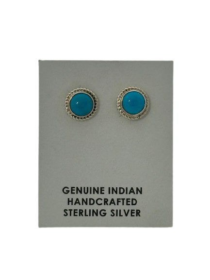 Earring, turquoise