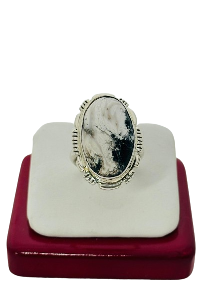 rRing white buffalo turquoise