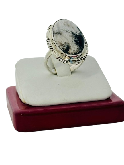 rRing white buffalo turquoise