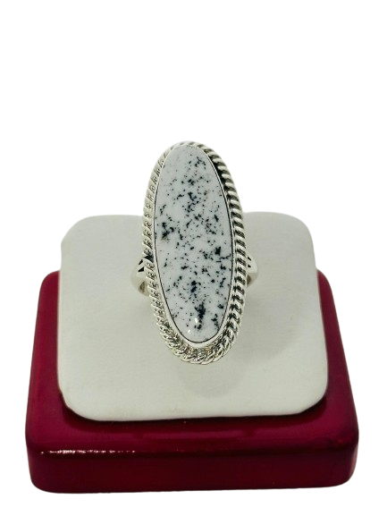 Ring white buffalo turquoise
