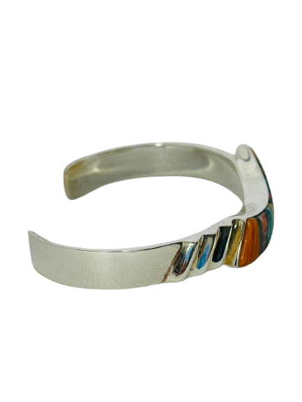 MULTI COLOR INLAY BRACELET