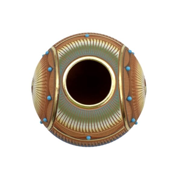 14K Gold Sunface Pottery