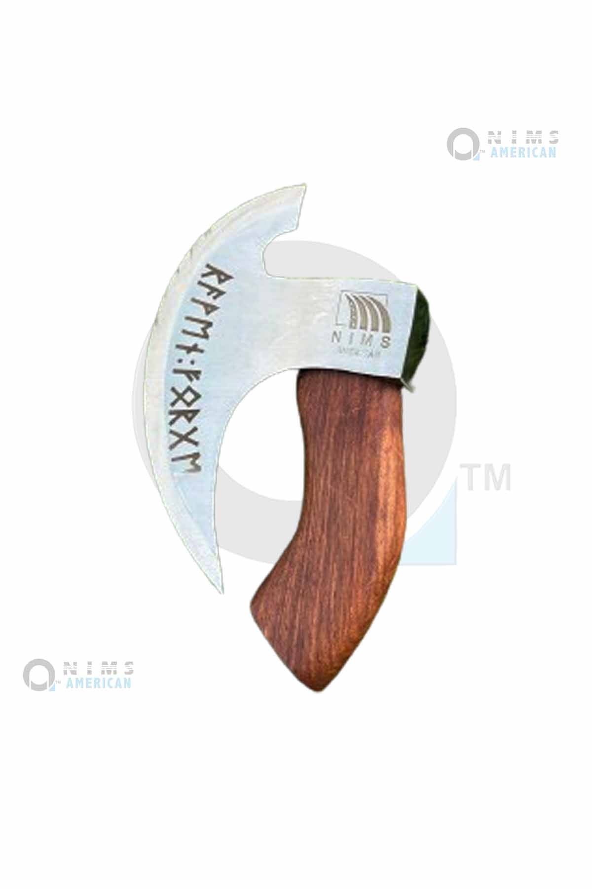 71015- 6" AXE Pizza Rocker Knife- Pizza Cutter- NIMS AMERICAN