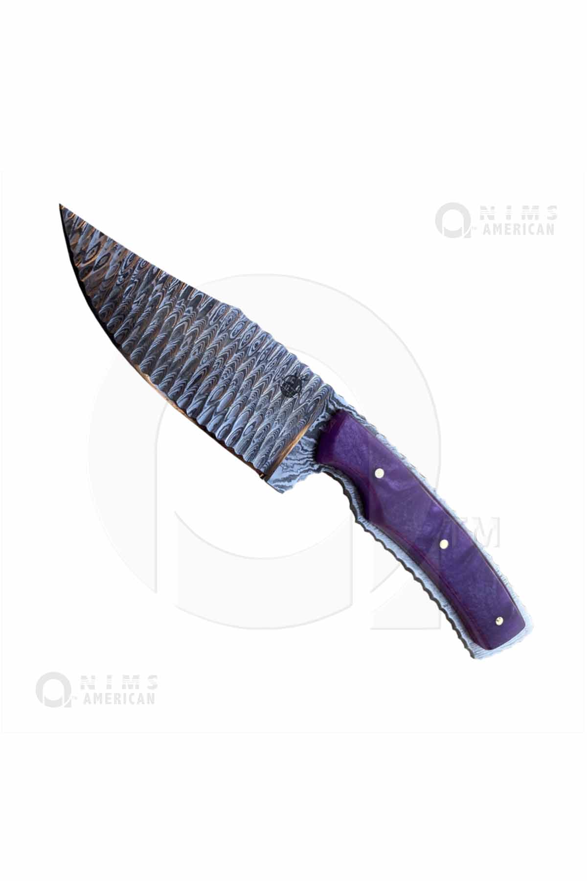 31002-NIMS® Damascus Steel Handmade Hunting Fixed Blade Knife