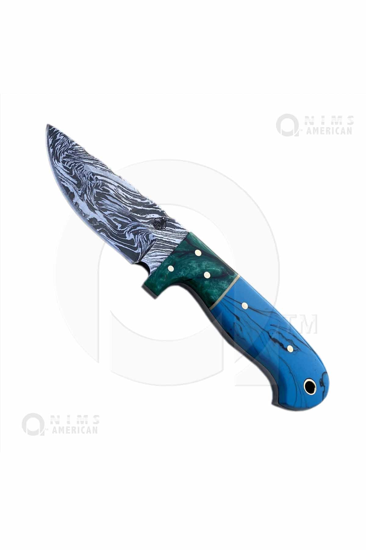 31010-NIMS® Damascus Steel Handmade Hunting Fixed Blade Knife