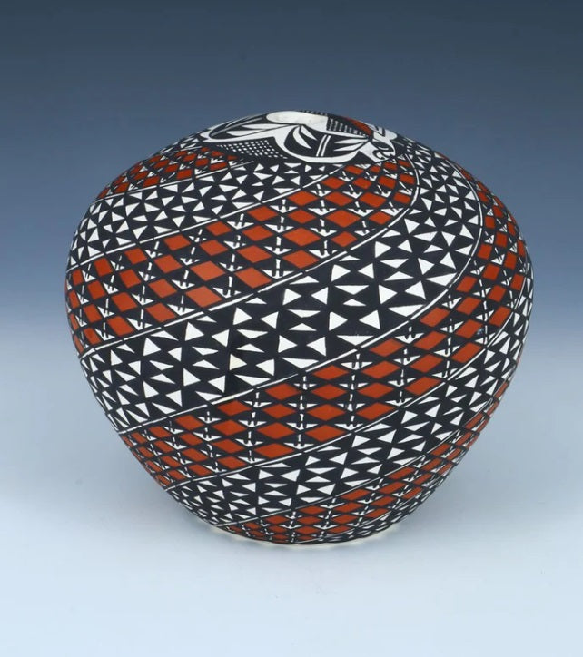 Acoma Pueblo Eye Dazzler Pottery Vase