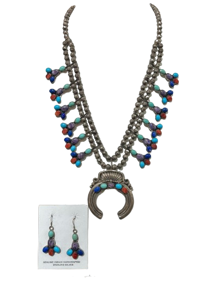 Multicolor squash blossom 