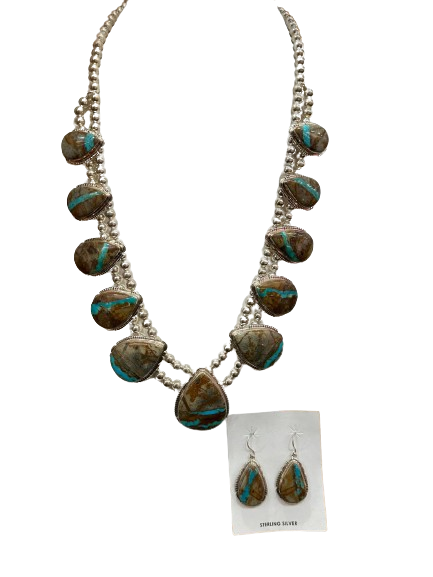 Boulder Turquoise squash blossom 