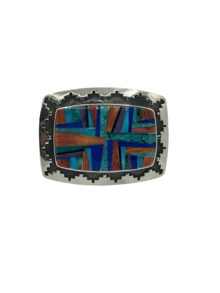 Navajo Multicolor belt buckle 