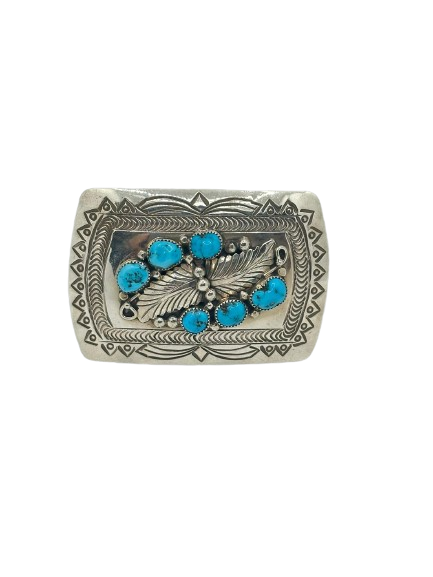 Turquoise belt buckle 