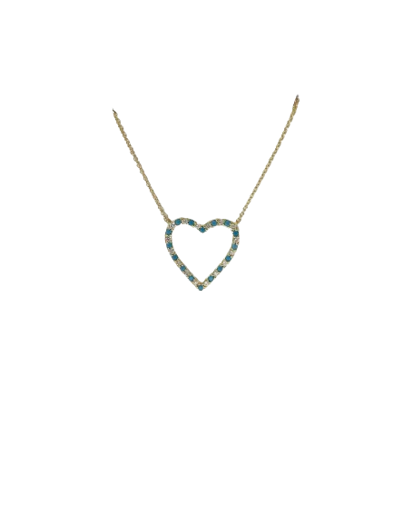 14K Gold Heart Necklace
