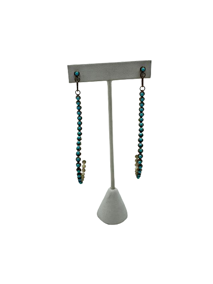 Earring sleeping beauty, Turquoise ￼