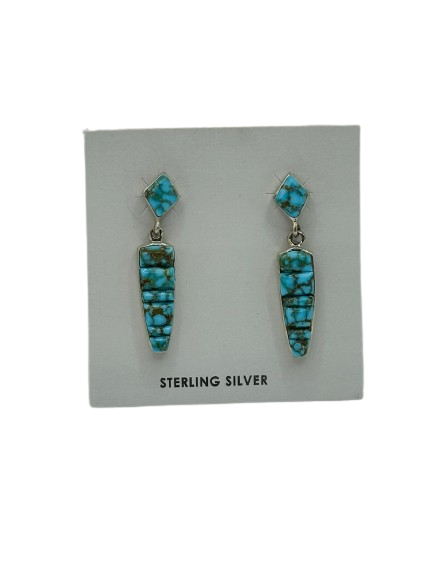 Earring Kingman turquoise ￼