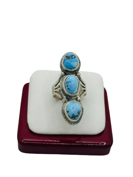 Ring Golden Hill, Turquoise ￼