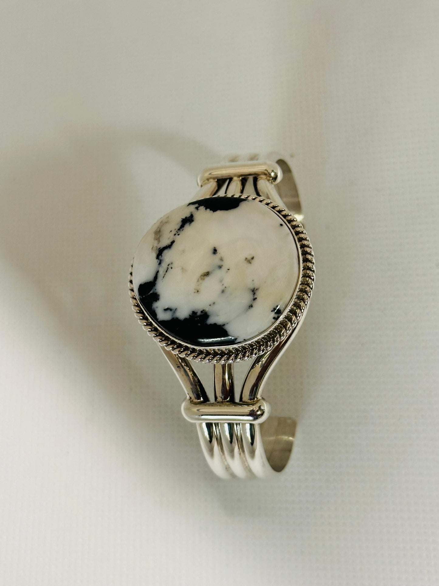 Cuff Bracelet White Buffalo Turquoise
