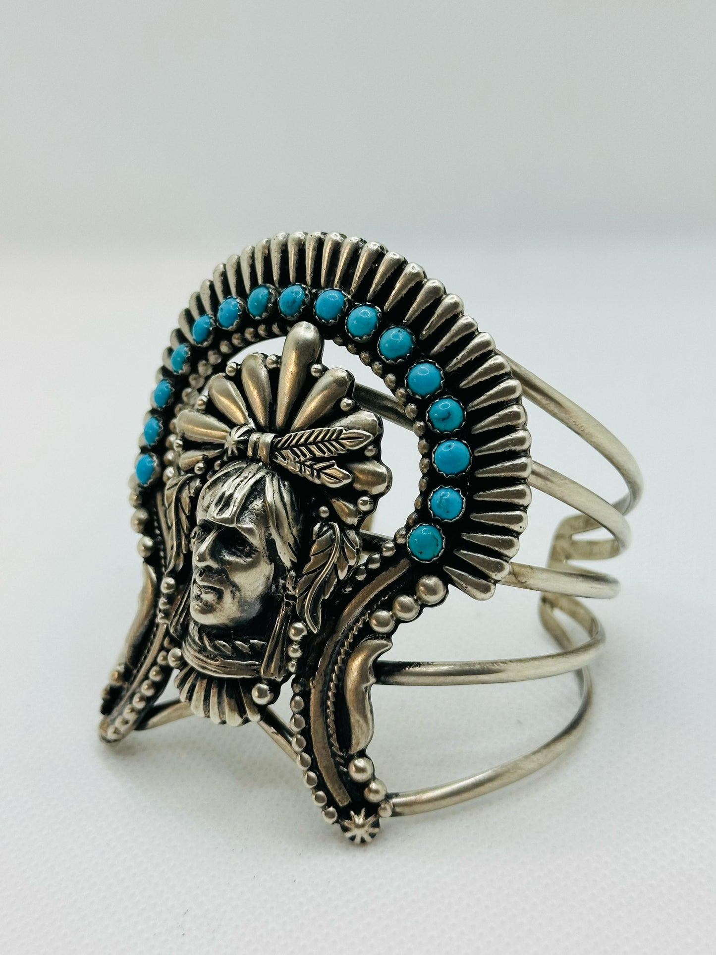 #13 Authentic Stones Handmade Cuff Navajo