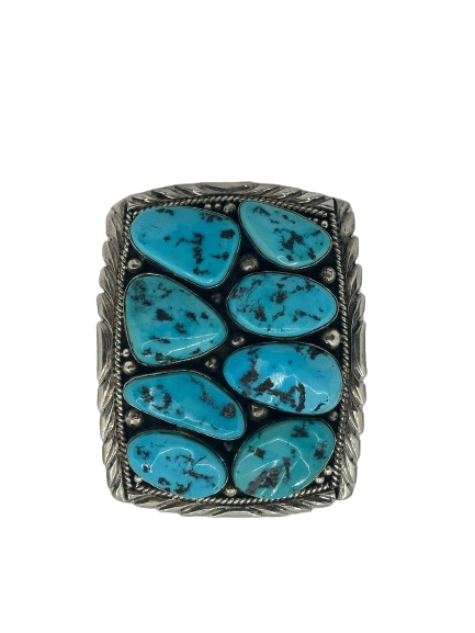Kingman Turquoise belt buckle ￼